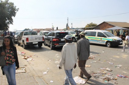 The streets of Alex after the incident.