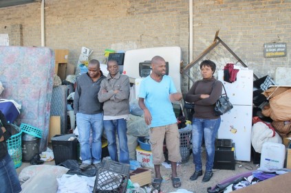 Scenes from the evictions in Alexandra.