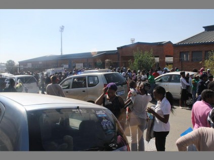 Hundreds of people that gathered at Sankopano hoping to land themselves jobs for the Rea Vaya BRT which has started rolling out into the township.