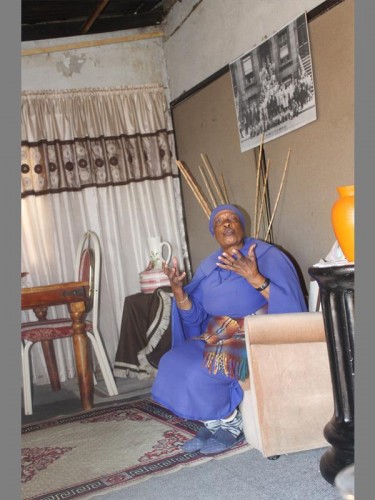 Kelinah Mabaso (67) expresses her anguish at the alleged attempted eviction by a neighbour she has shared the stand with for close to 50 years.