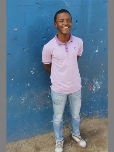 Nhlanhla Badumedi (15) bracing for his once in a life time opportunity to horn his soccer skills at a Manchester United under the Nike talent spotting programme. 