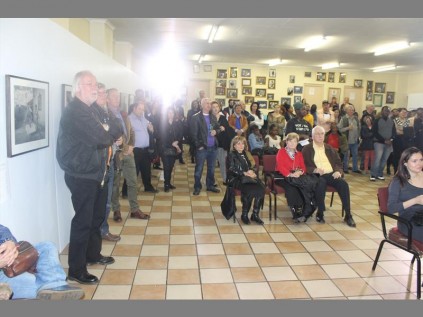 Guests at the preview of the Dark City Dreams festival at Phuthaditjaba Community Centre.