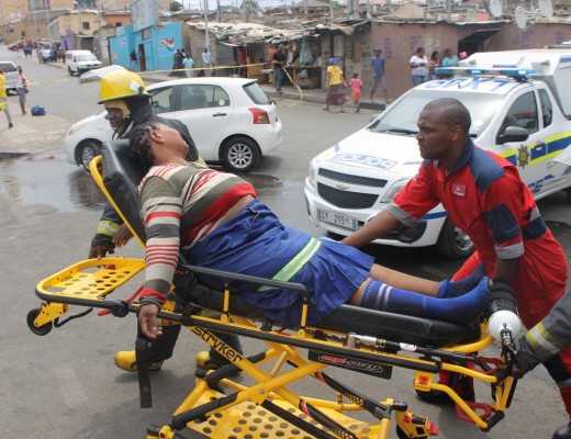 Scenes from the shack fire.