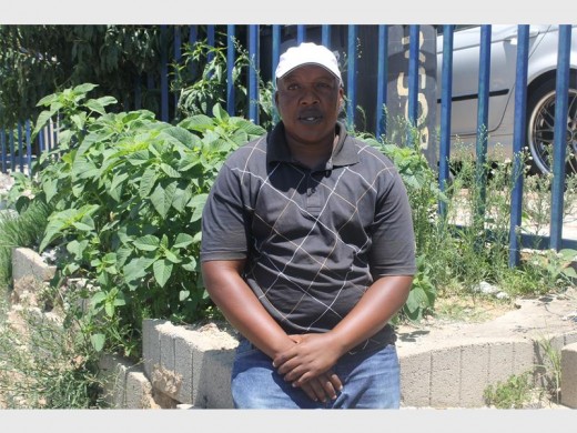 Ward committee member, Sipho Silango.