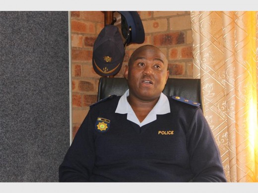Incoming Bramley Police Station commander Colonel Johannes Tau.