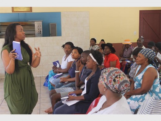 Mmoni Suza of the National Energy Regulator of South Africa, engages residents on power consumer rights and responsibilities.
