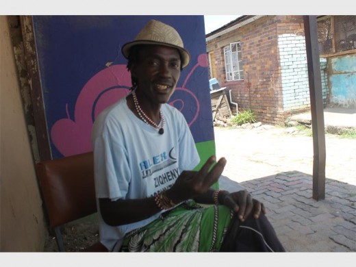 Sydney Mathebula, chairperson of the Alex Traditional Healers and Indigenous Religious Leaders Association.